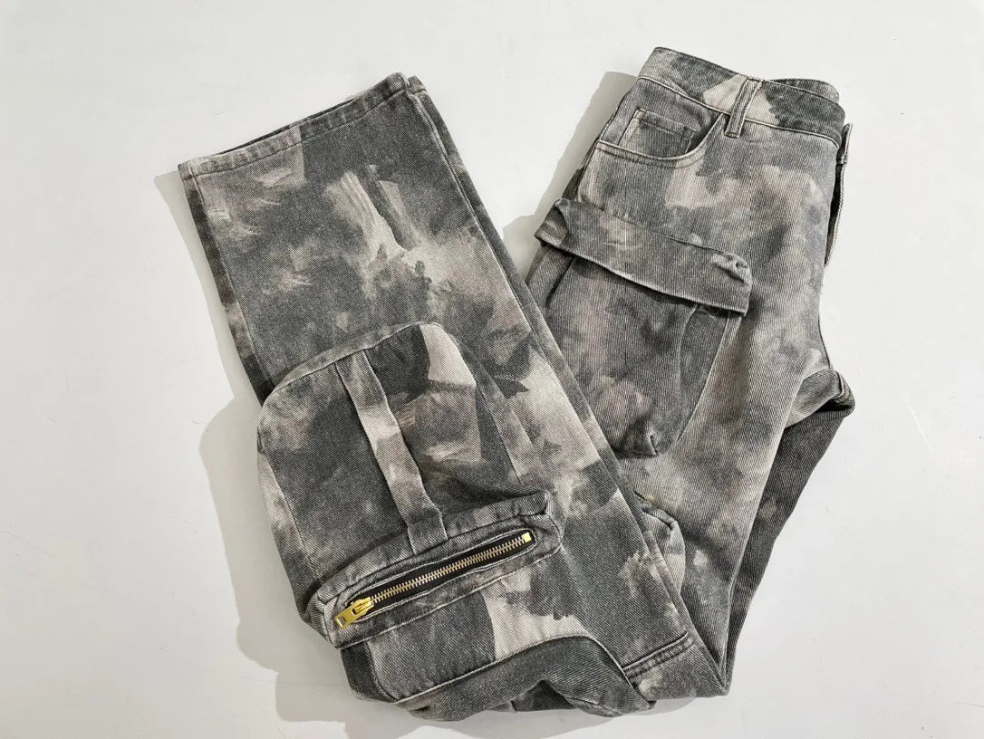 Trendy Camo Cargo Pants