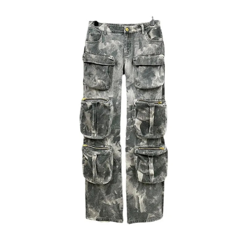 Trendy Camo Cargo Pants